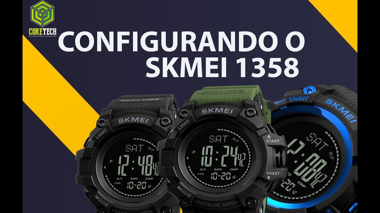Skmei 1358  Como Calibrar e Configurar
