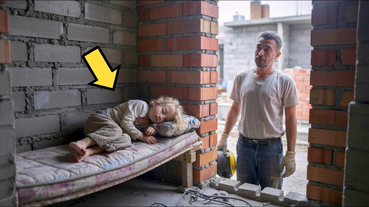 CONSTRUCTION WORKER SAW HOMELESS GIRL SLEEPING AT THE SITE… THE ENDING IS SHOCKING