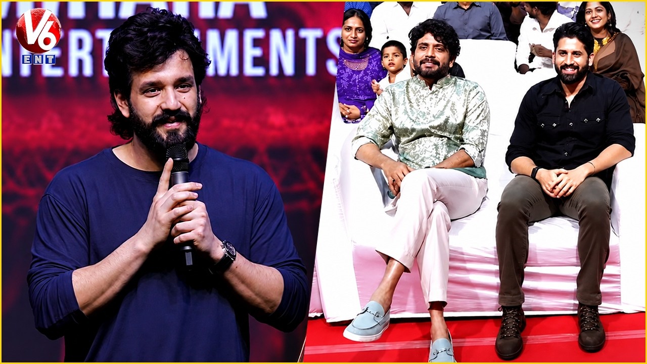 Akhil Akkineni Speech | LENIN Blockbuster Vaibhavam Event | V6ENT
