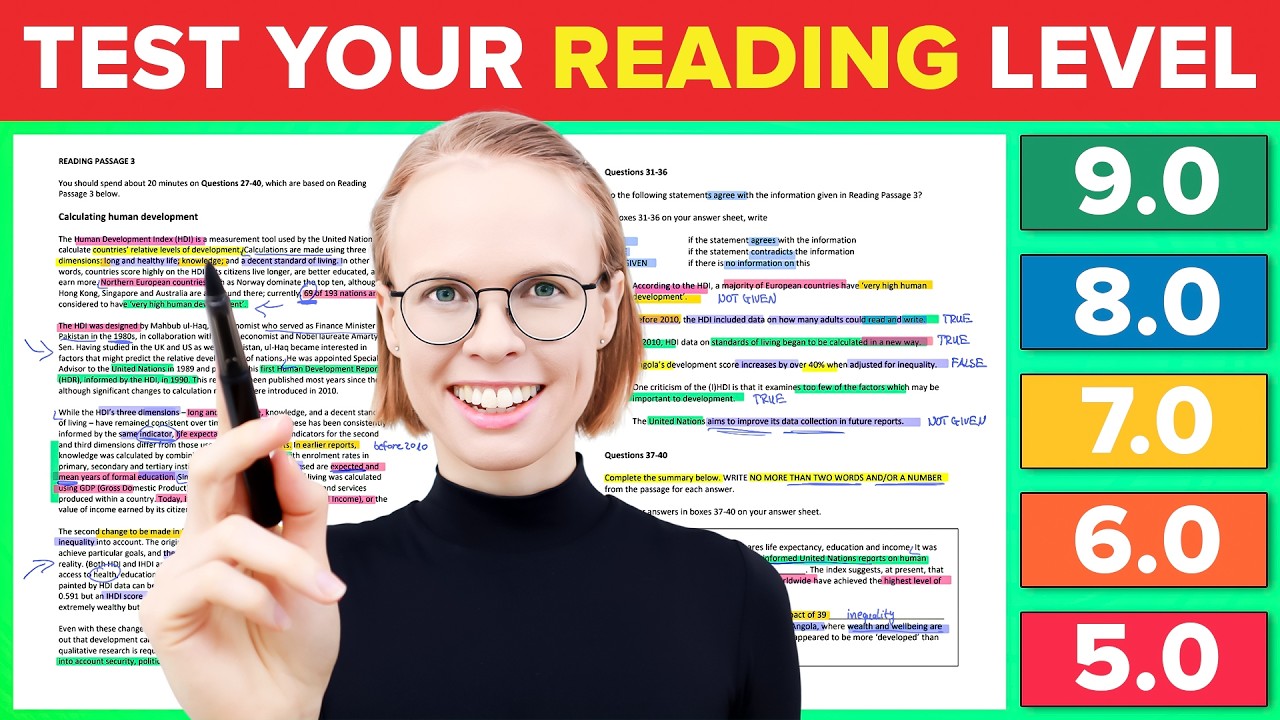 What's your Reading Level? Take this IELTS Reading Practice Test 2026 with Answers!