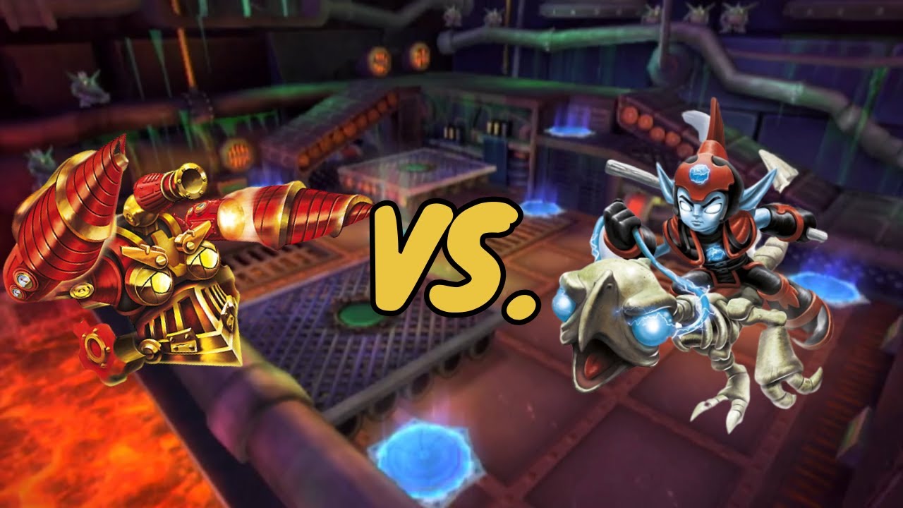Drill Sergeant VS. Fright Rider | Skylanders Giants