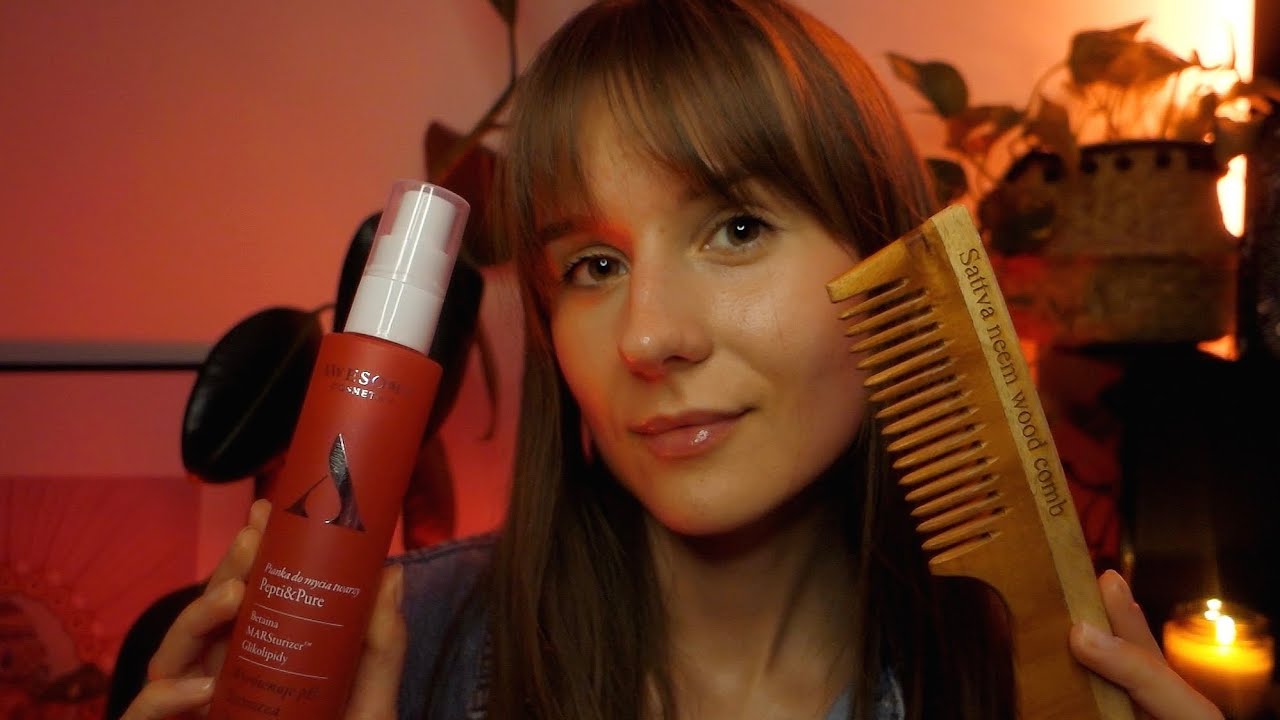 Twój Wieczorny Skin-Care 💆🏼‍♀️ ROLEPLAY I ASMR PO POLSKU 🌙 (osobista uwaga, szepty)