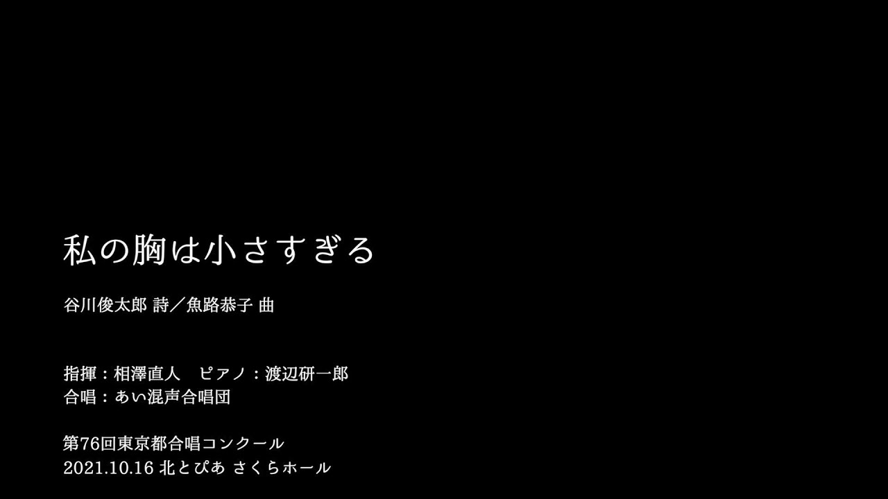 私の胸は小さすぎる（魚路恭子）