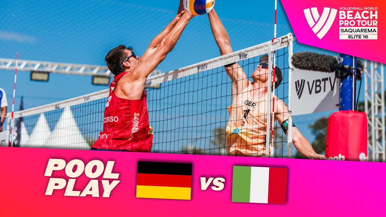 Ehlers/Wickler vs. Cottafava/Dal Corso - Pool Play Highlights | Saquarema 2025 #BeachProTour