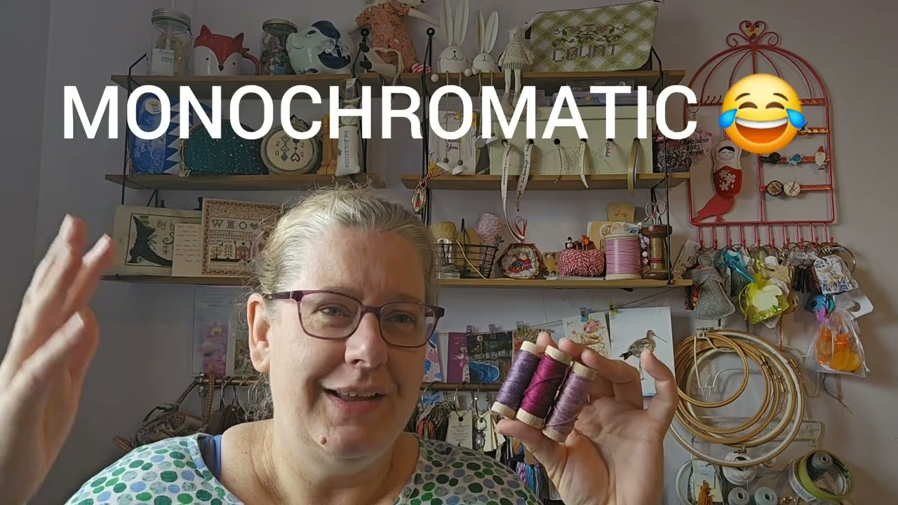 Flosstube #59 - Cracker SALs, WIP'S a stitching & words are difficult 😆🪡🧵