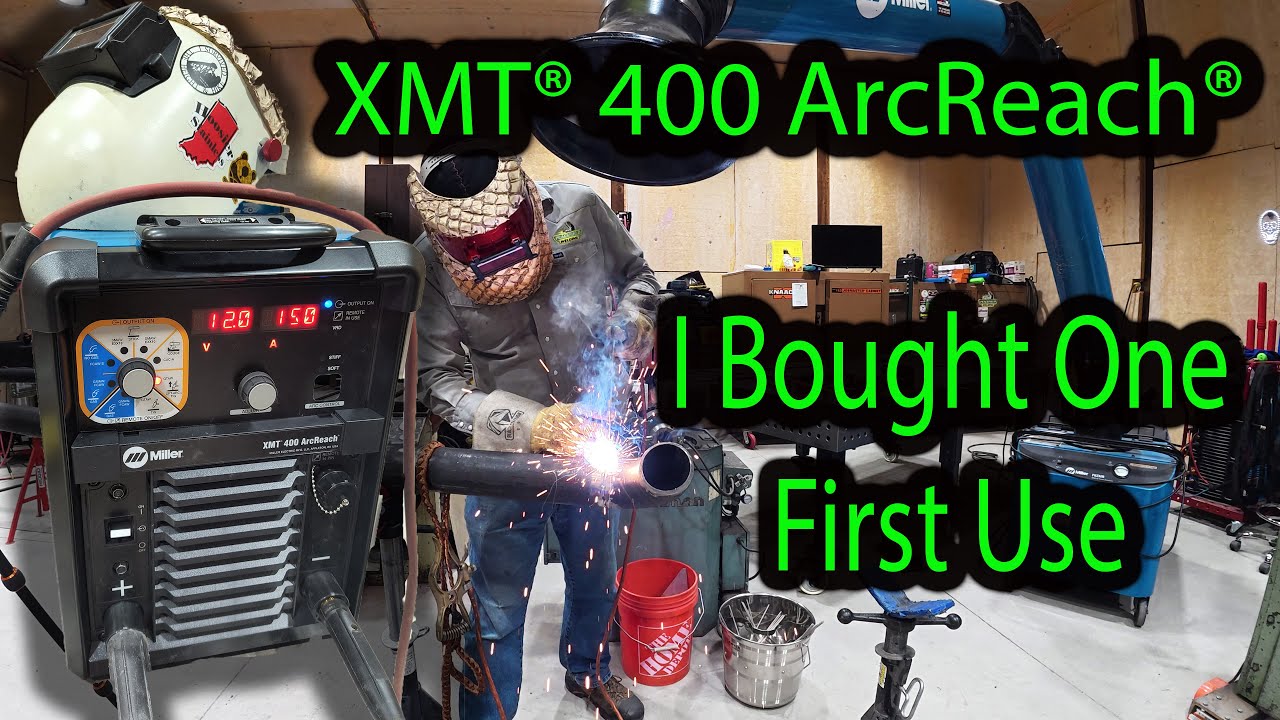 Welding Carbon Pipe With The XMT 400 ArcReach