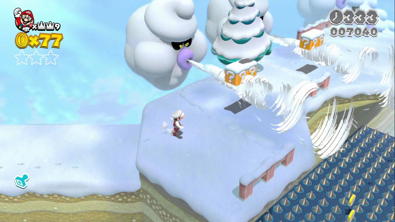 Super Mario 3D World 6-5 Green stars/Stamp - Estrellas Verdes/Sello