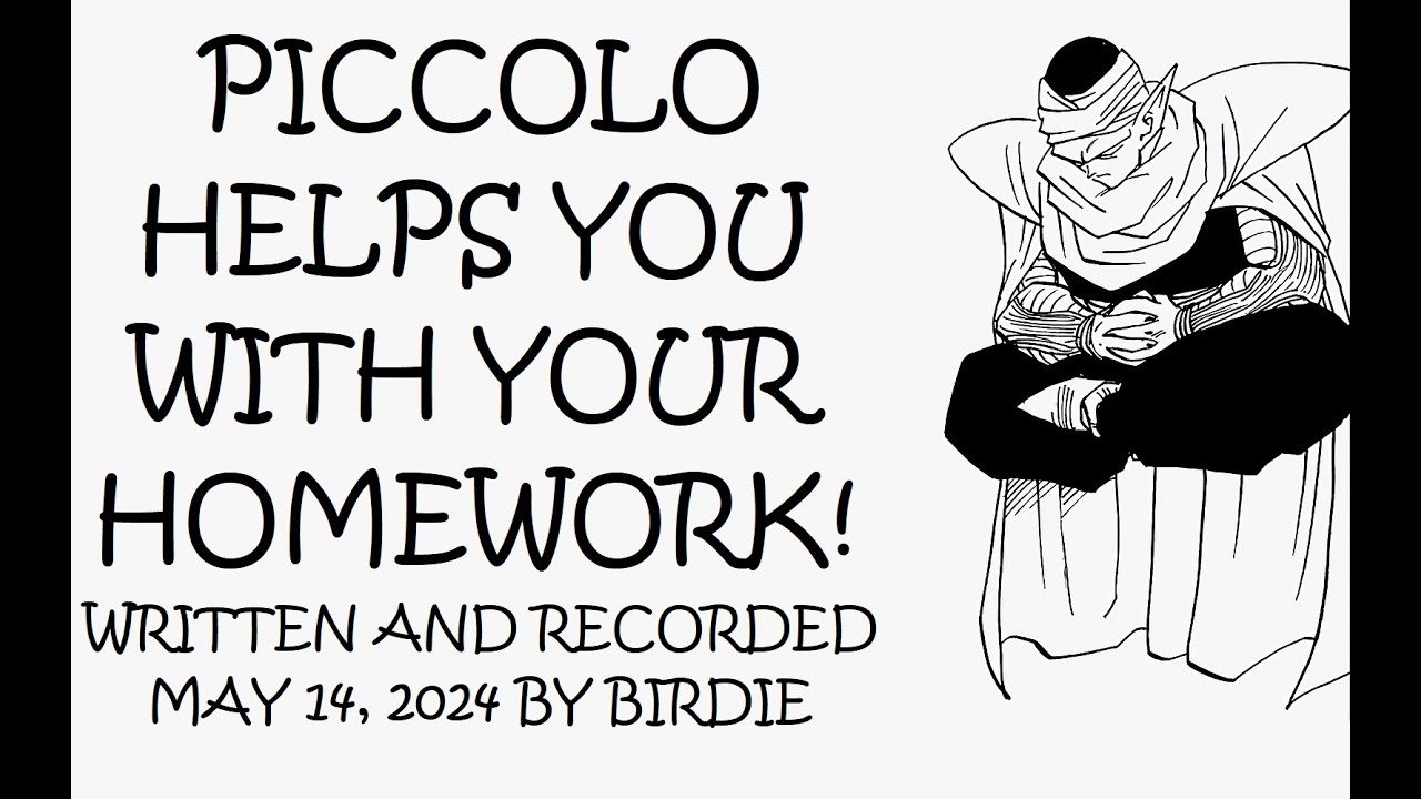 Piccolo Helps You With Your Homework! (Part #03) | DRAGON BALL ASMR ROLEPLAY