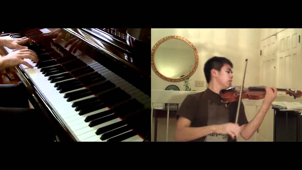 Terra's Theme (Final Fantasy VI) on violin and piano (duet with joshi3joshi)