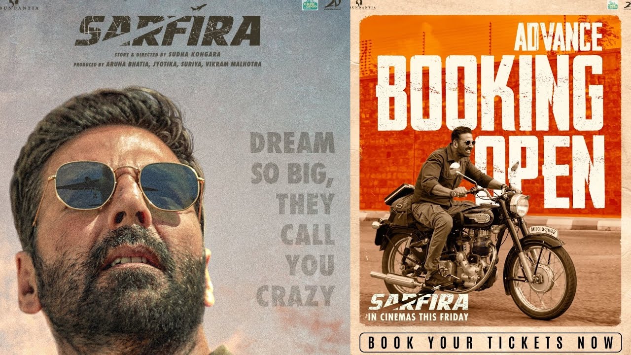Sarfira Advance Booking Open | Akshay Kumar | Radhika Madan