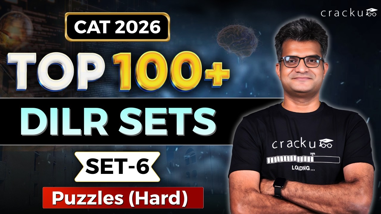 Cracku CAT DILR Series | Set #6- CAT DILR Puzzles Hard Level| Daily Free CAT 2026 DILR Practice Sets