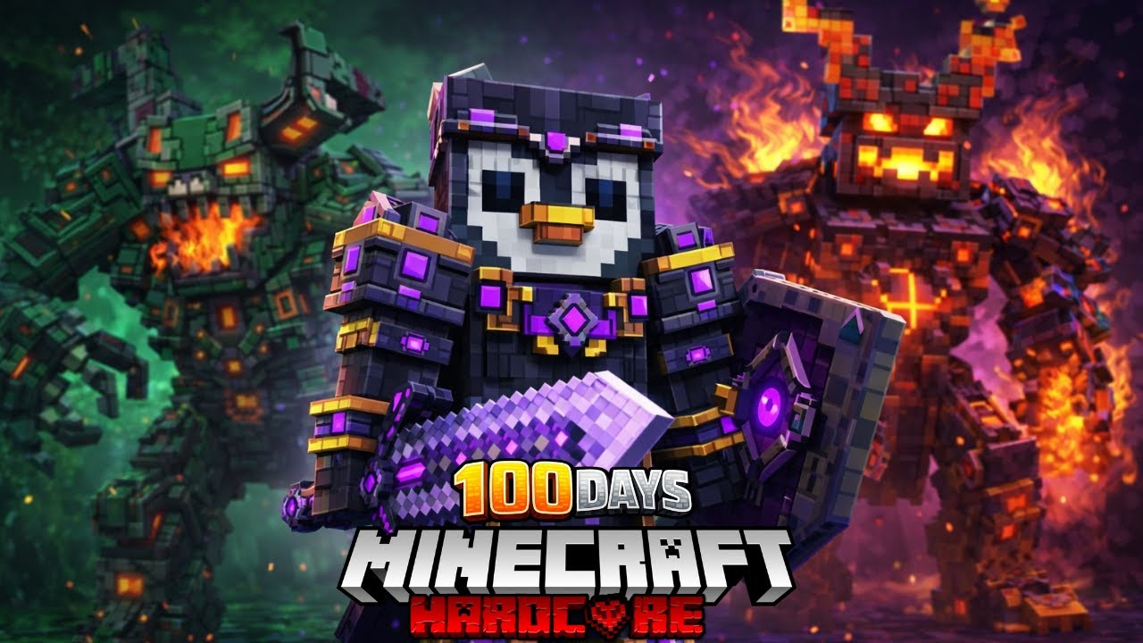 I Survived 100 Days in ALL THE MODS 10 in Minecraft Hardcore!