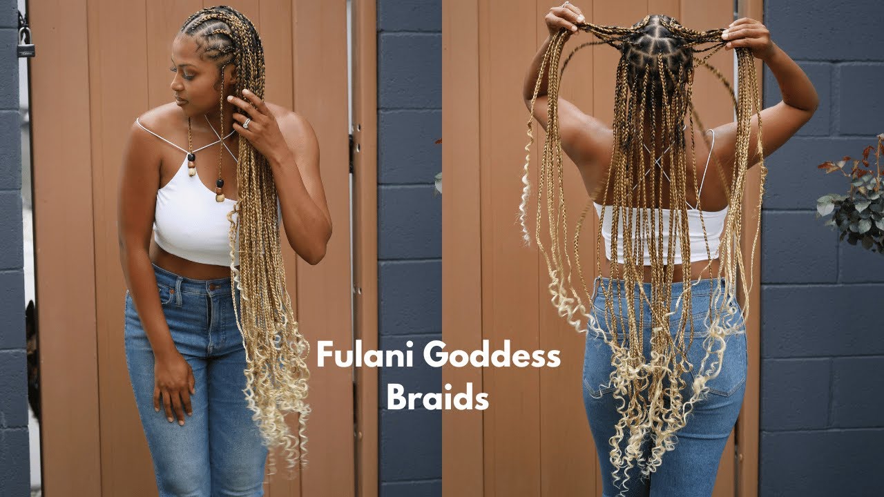 Blonde Fulani Goddess Braids