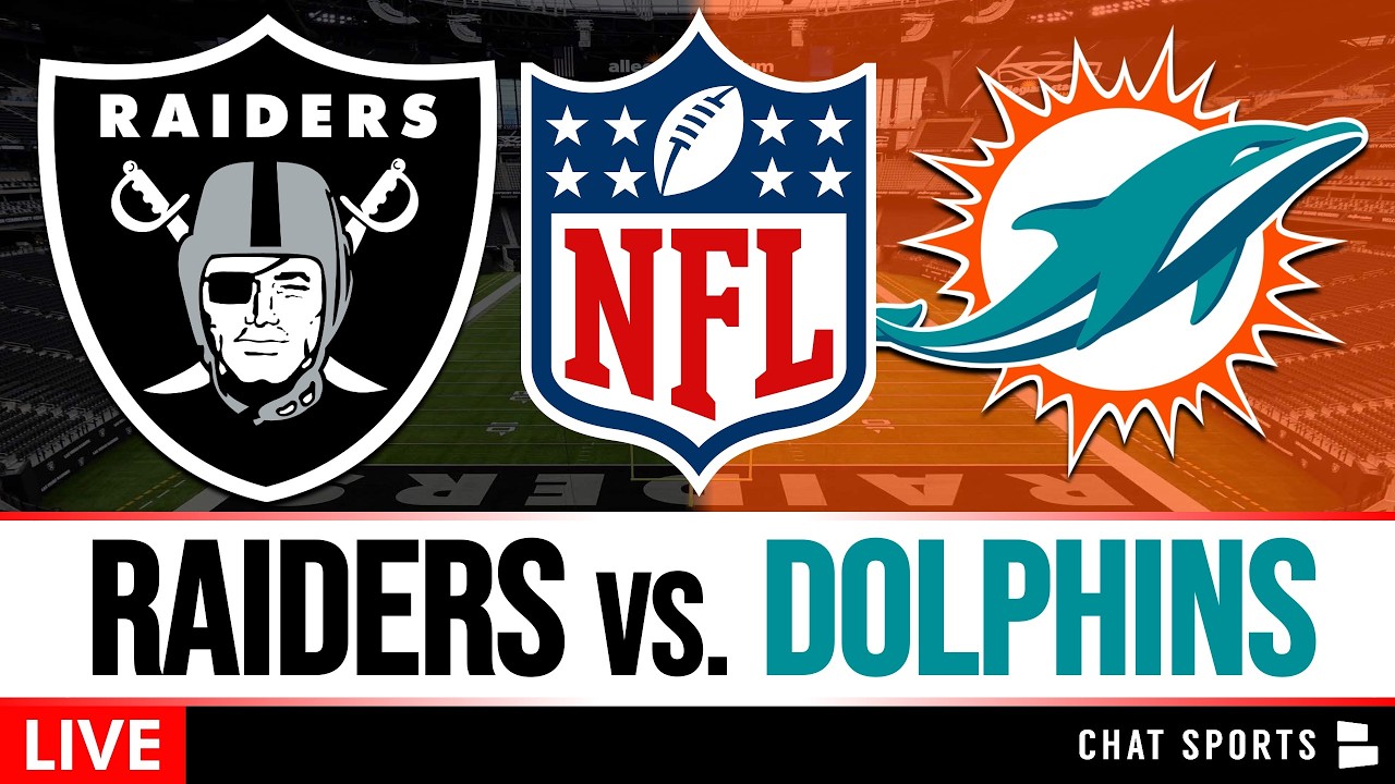 Raiders vs. Dolphins Live Stream, Play-By-Play, Highlights & Stats | NFL Week 1 Watch Party On FOX