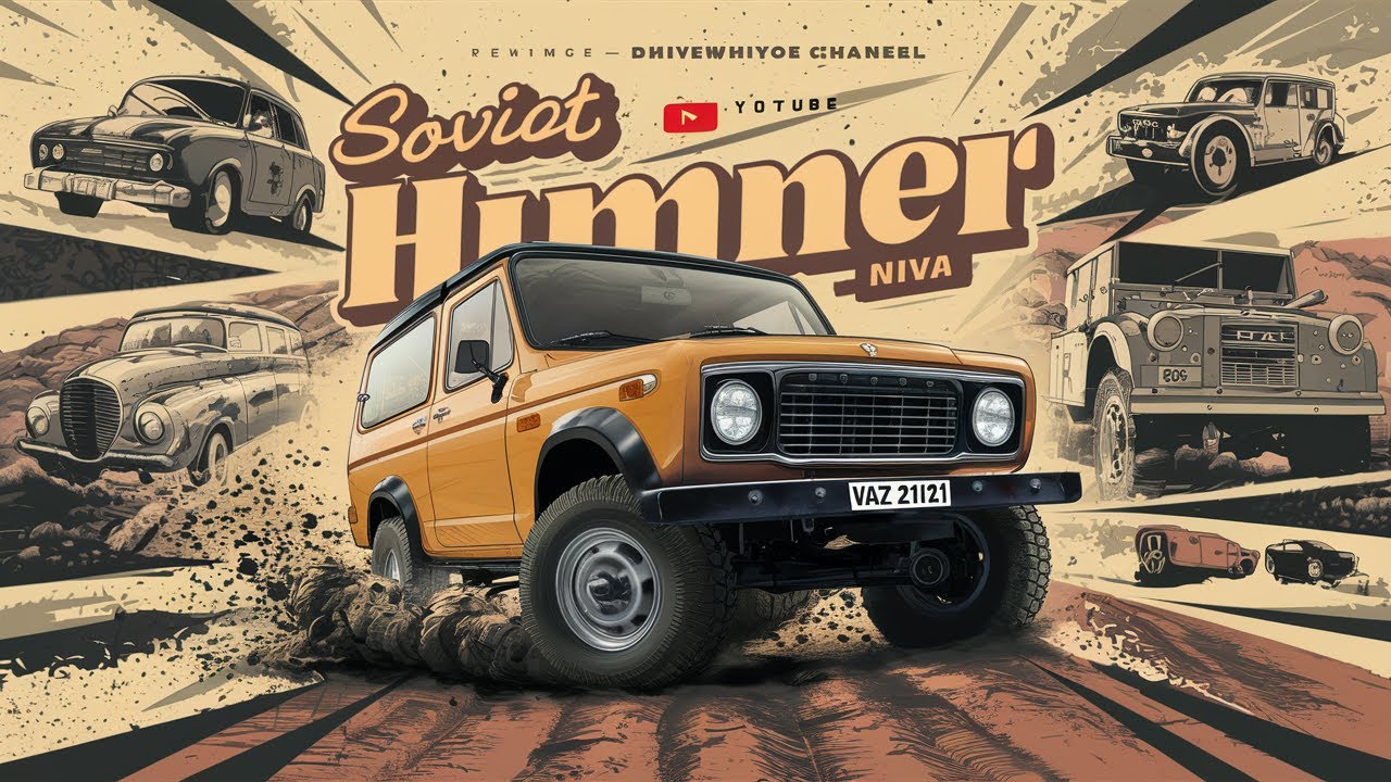 SOVIET HUMMER - NIVA🚗USSR OFF-ROAD car - NIVA🚘 VAZ 2121 Soviet unique small SUV