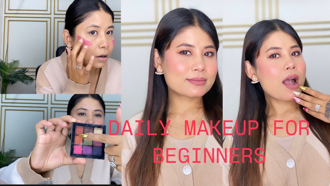 EVERYDAY OFFICE MAKEUP FOR ALL OUTFITS // Budget friendly makeup products// rubina shrestha