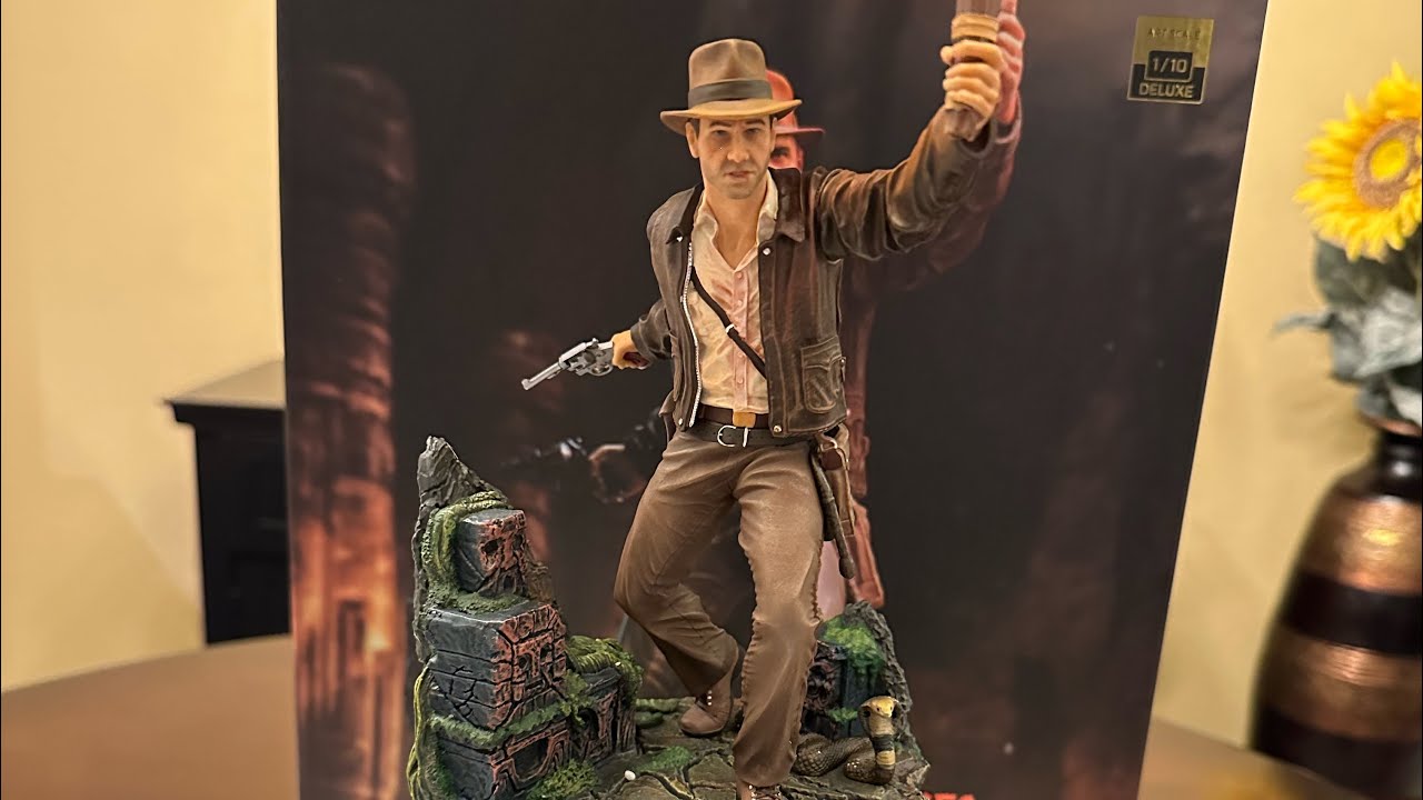 Iron studios Deluxe Art Scale 1/10 scale - Indiana Jones Deluxe Statue