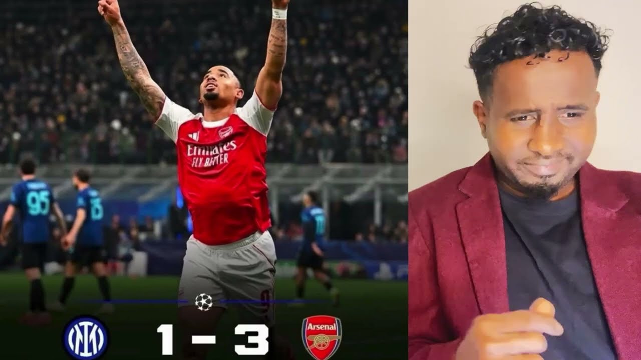 INTER HEESTA USHIDAN XALAY ILAA CAAWA KADIB XAASUUQII ARSENAL. MAN CITY WAXAA GAARACAY.