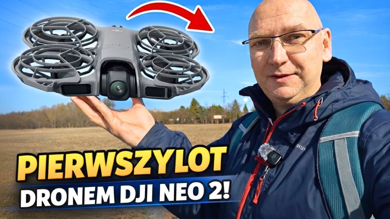 Kupiłem DJI Neo 2! Mój pierwszy lot dronem 😬