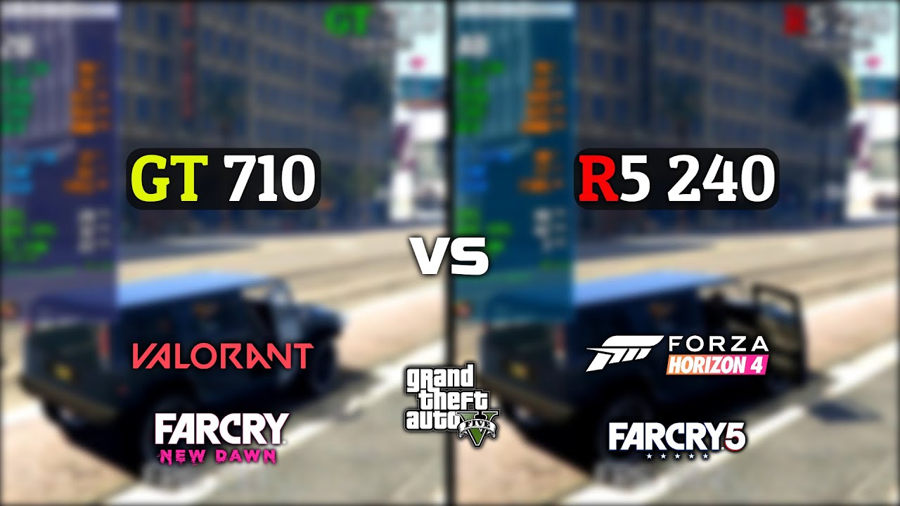 GT 710 vs R5 240 | Low End GPUs War!