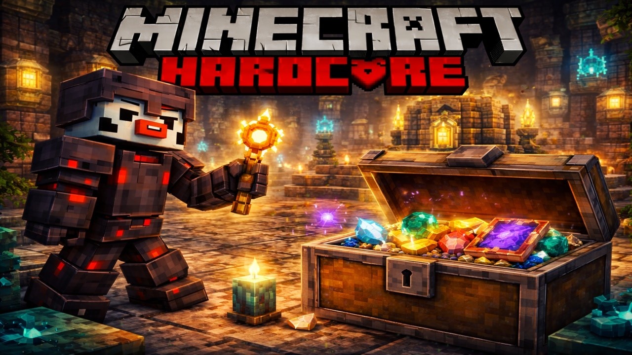 TRIAL CHAMBER ERNEUT! Minecraft HARDCORE | 17