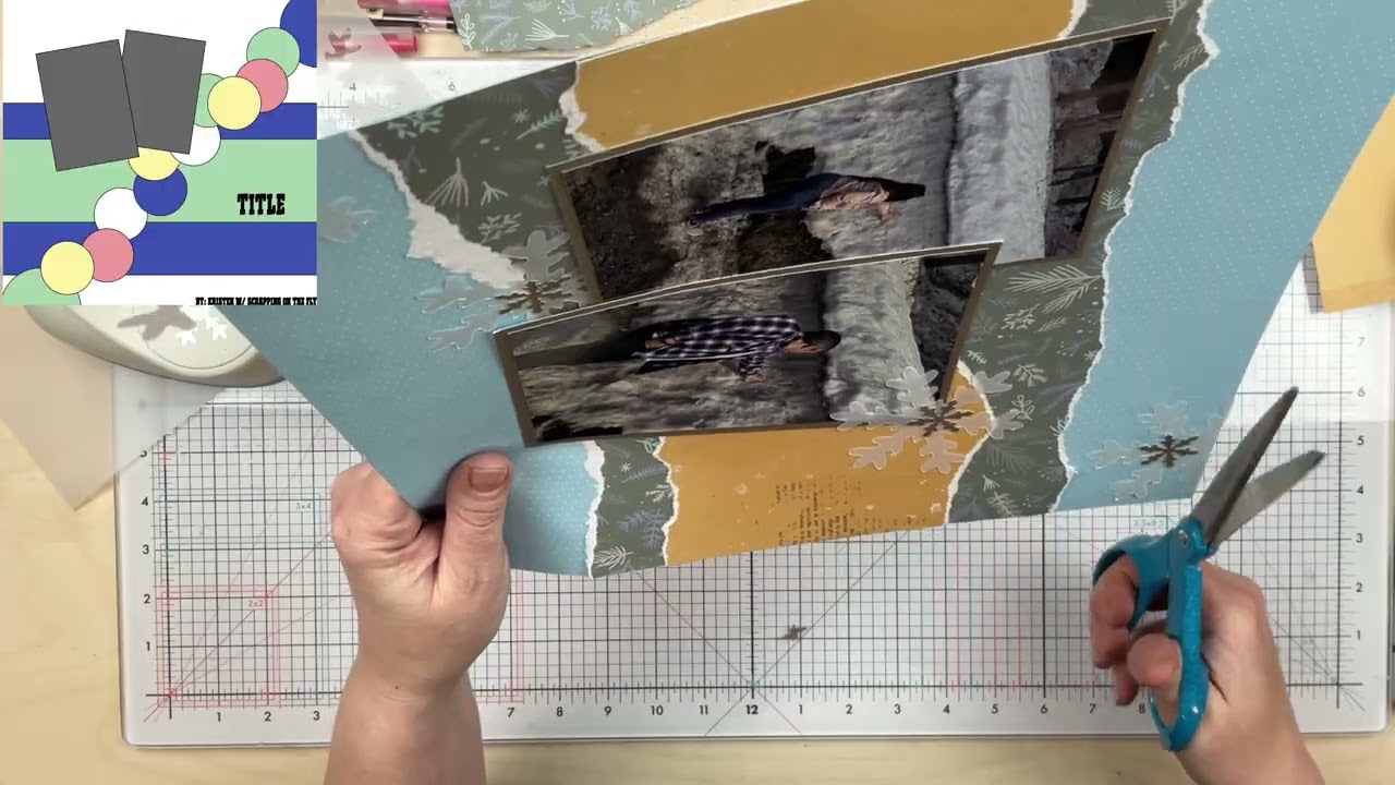 Scrapbook Process: Destination: Snow // #30dscbl20