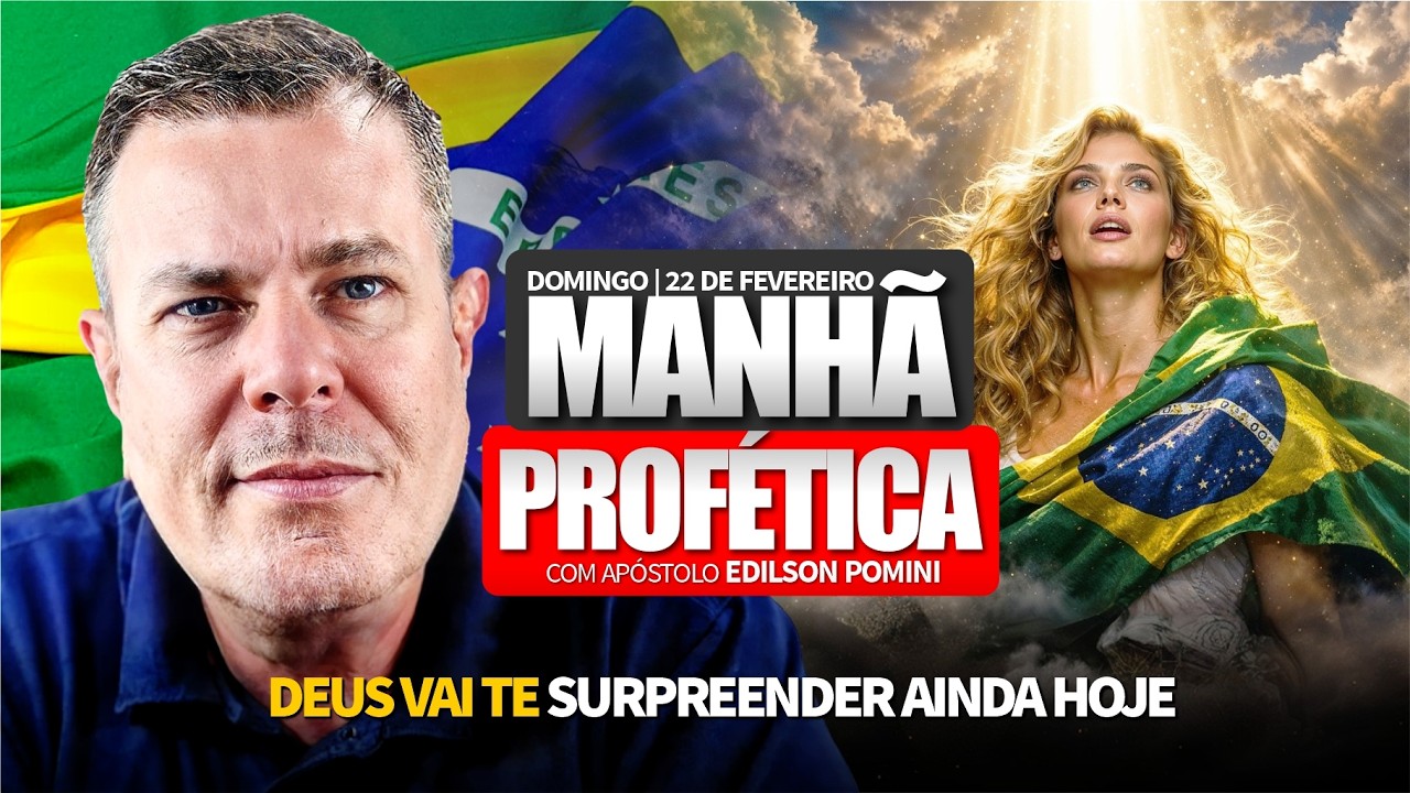 NÃO É COINCIDÊNCIA VOCÊ ESTAR VENDO ISSO | Deus Vai Te Surpreender Ainda Hoje - Manhã Profética