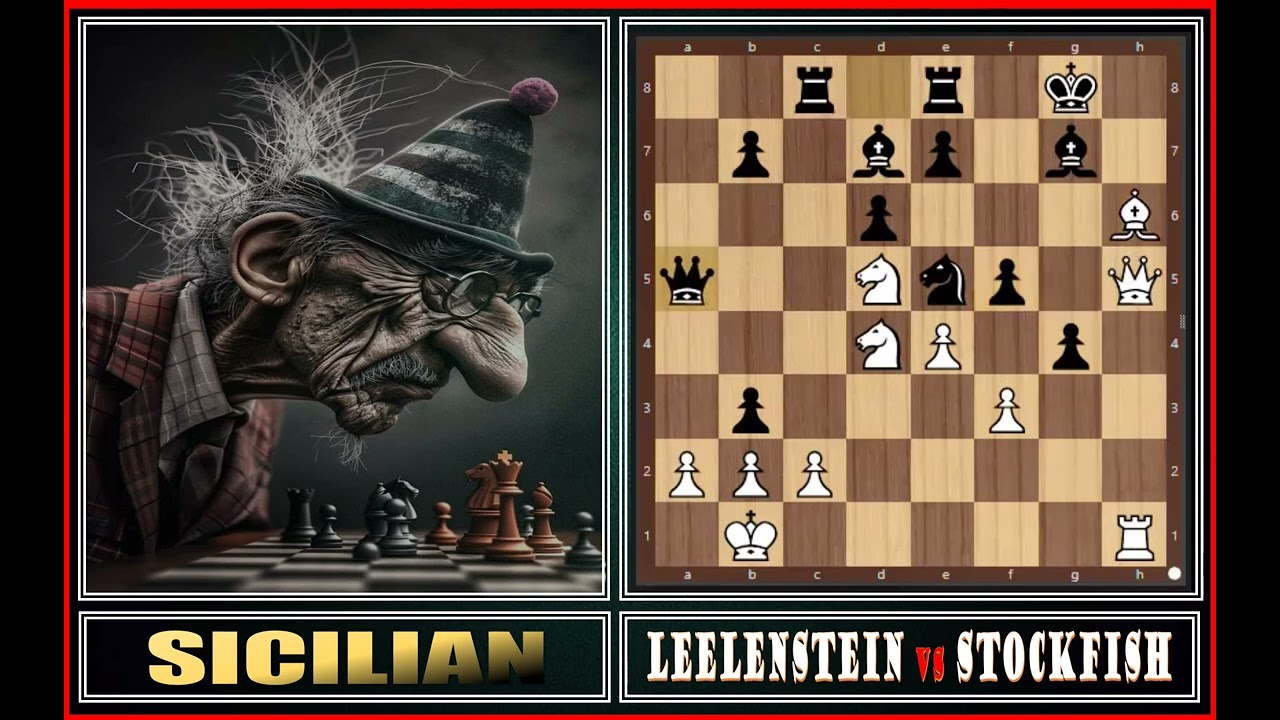 Leelenstein : Aggressive and Tactical - Sicilian Defense #chess