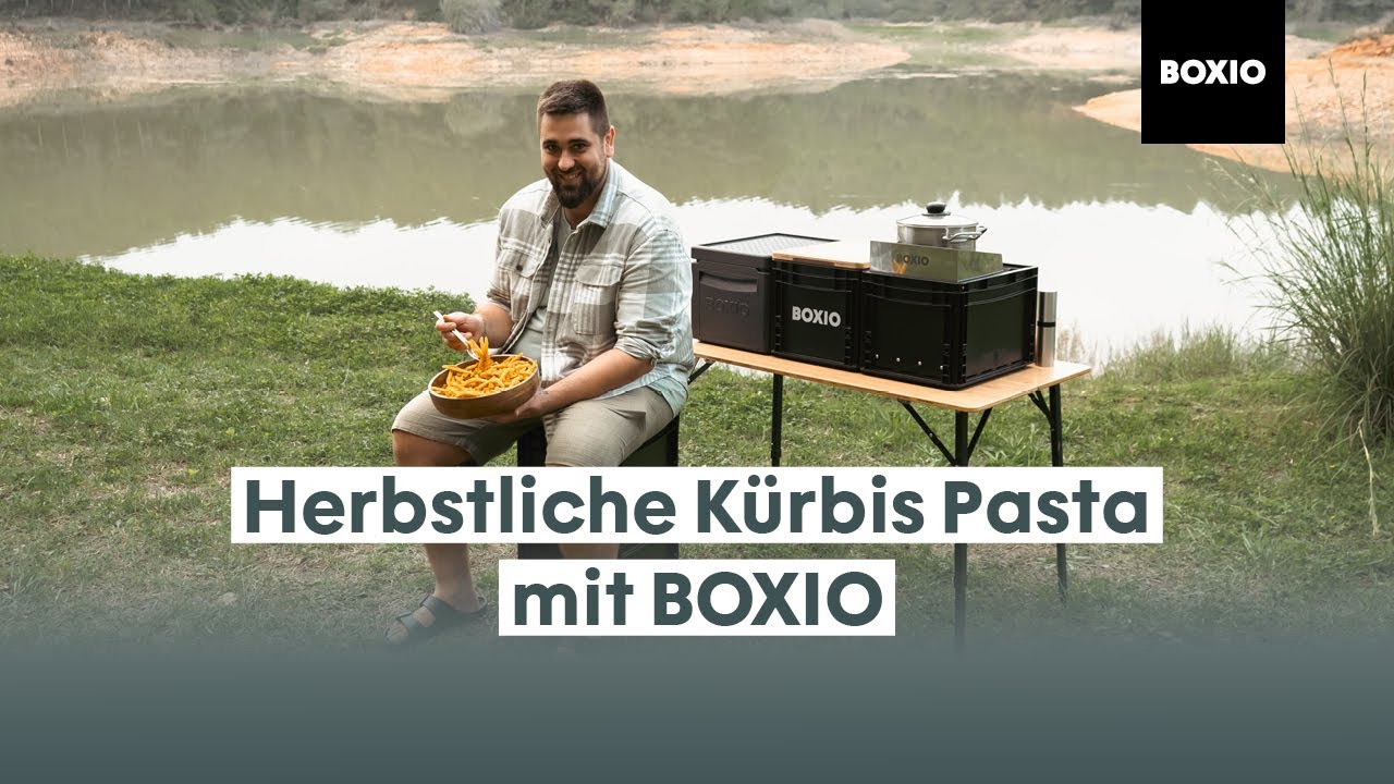 Herbstliche Kürbis Pasta mit BOXIO – Einfaches Outdoor-Rezept