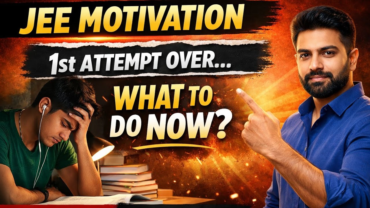 JEE 2026: 1st Attempt Over 😔 What To Do Now? (Don’t Panic!)|| 