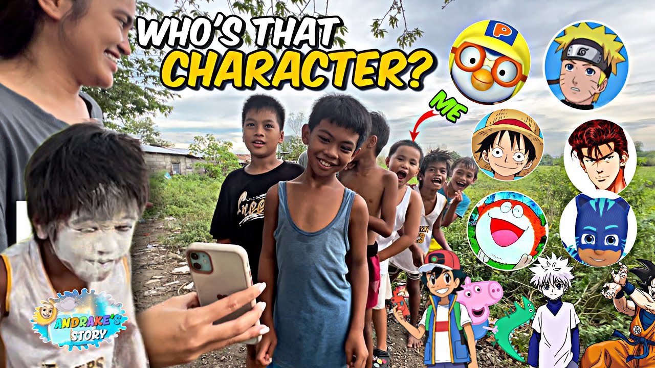 GUESS THE CARTOON AND ANIME CHARACTER ! | ANDRAKE STORY