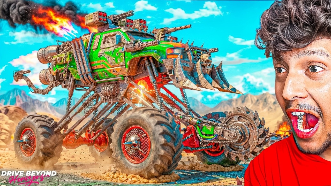 I MADE a MONSTER CAR in Drive Beyond Horizon! 🔥(BIGGEST UPDATE)