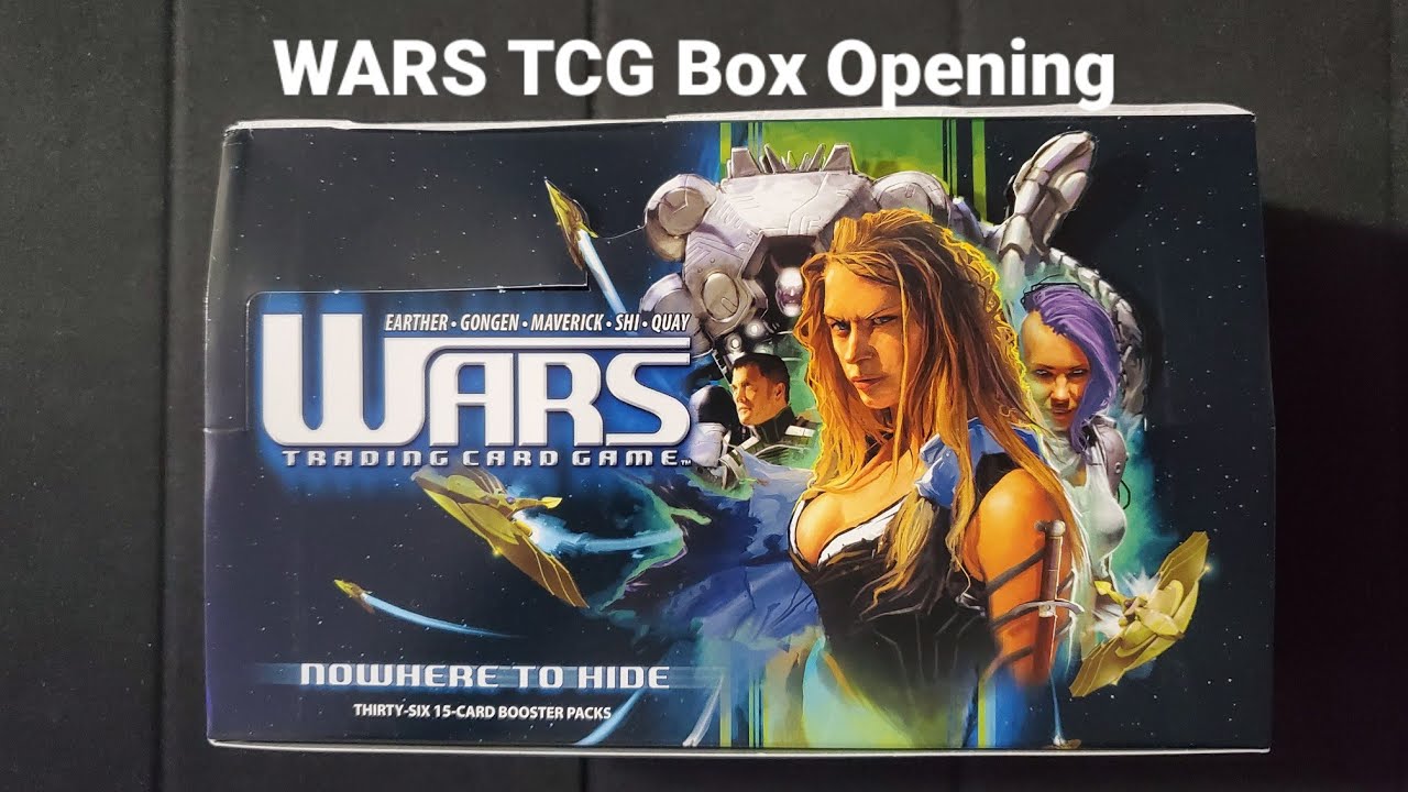 WARS TCG Box Opening: Nowhere To Hide Booster Box