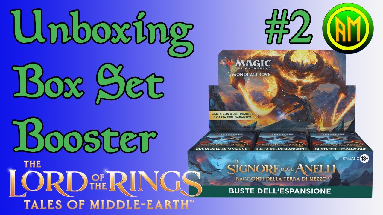 Unboxing Signore degli Anelli Racconti della Terra di Mezzo #2 Set Booster Box [MTG ITALIA]