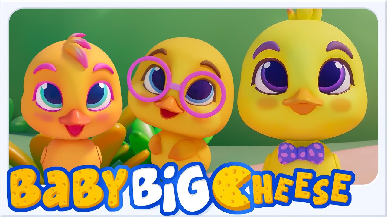 Beş küçük ördek Çocuklar İçin Şarkı | Daha animasyon videos ve Eğitici Şiir - Baby Big Cheese