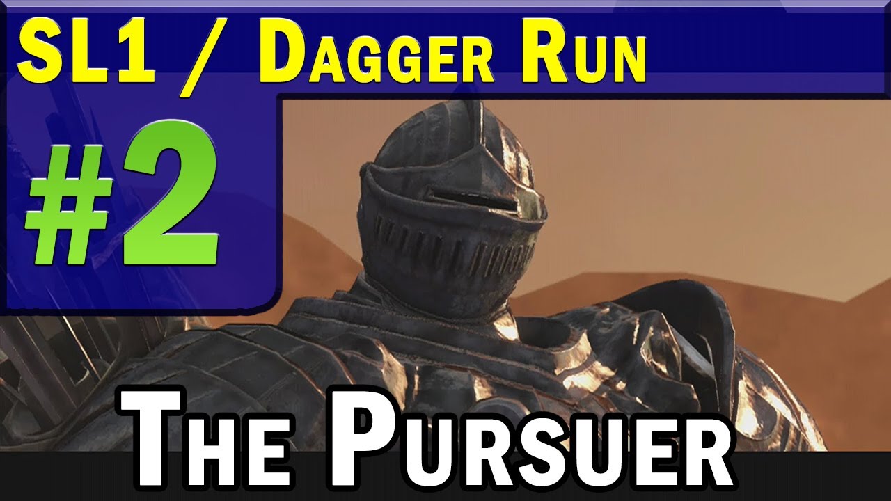 DARK SOULS 2 - SL1 DAGGER RUN Part 2 BOSS The Pursuer HD