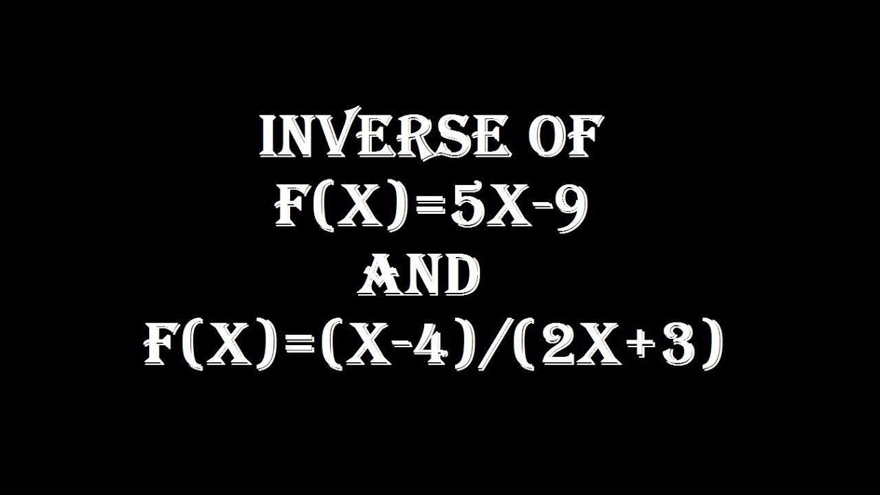 Inverse Function