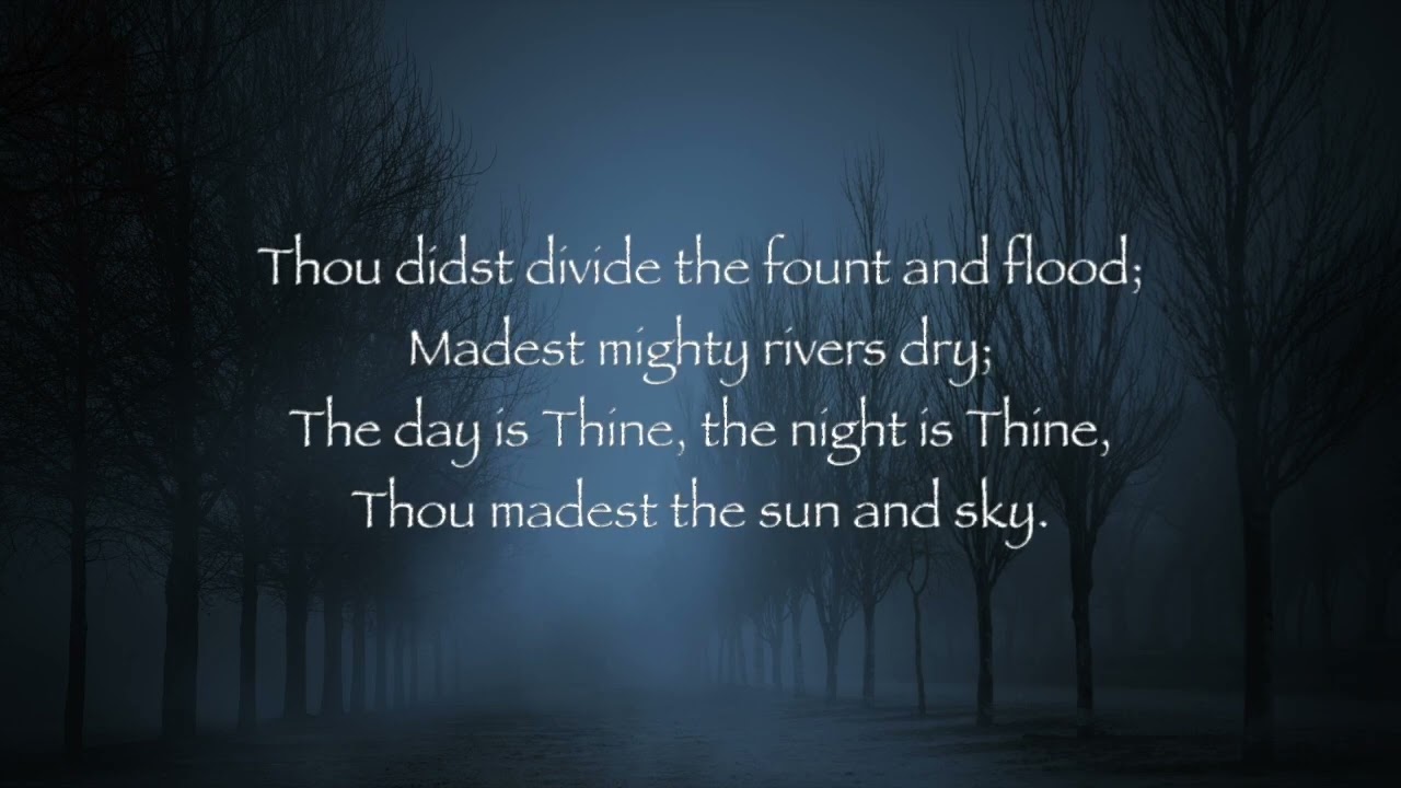 Psalm 74 (w/lyrics) female voice
