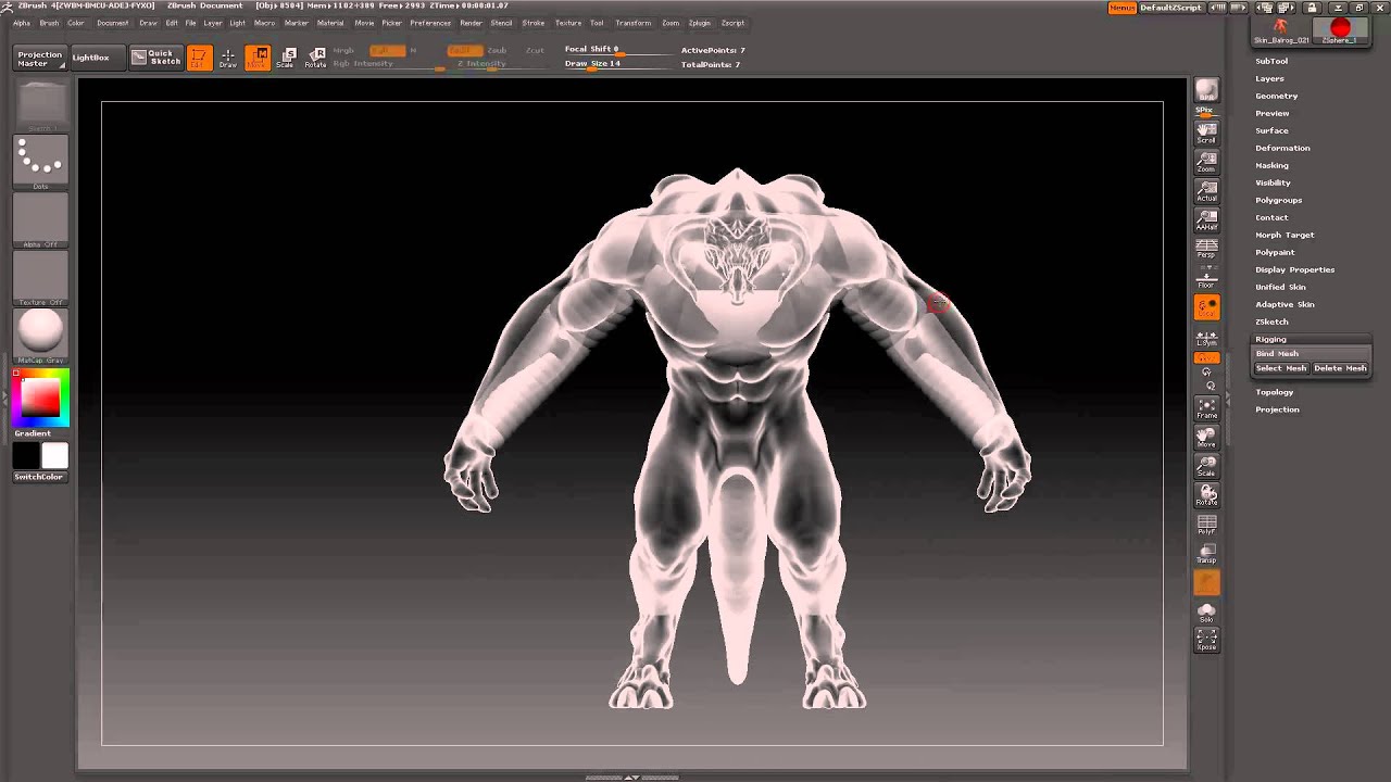 How to Pose Characters in Zbrush