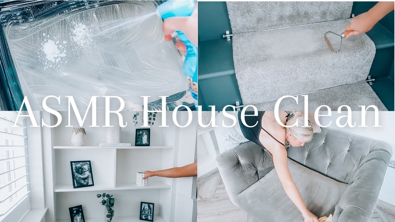 10 MINUTE SATISFYING ASMR CLEANING | NO TALKING OR MUSIC | ellie polly