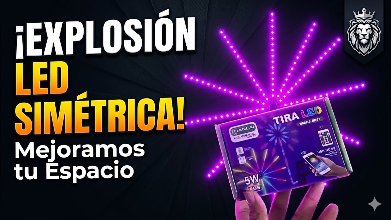 TIRA LED FUEGOS ARTIFICIALES TIANLA || DM61 LINK BITS