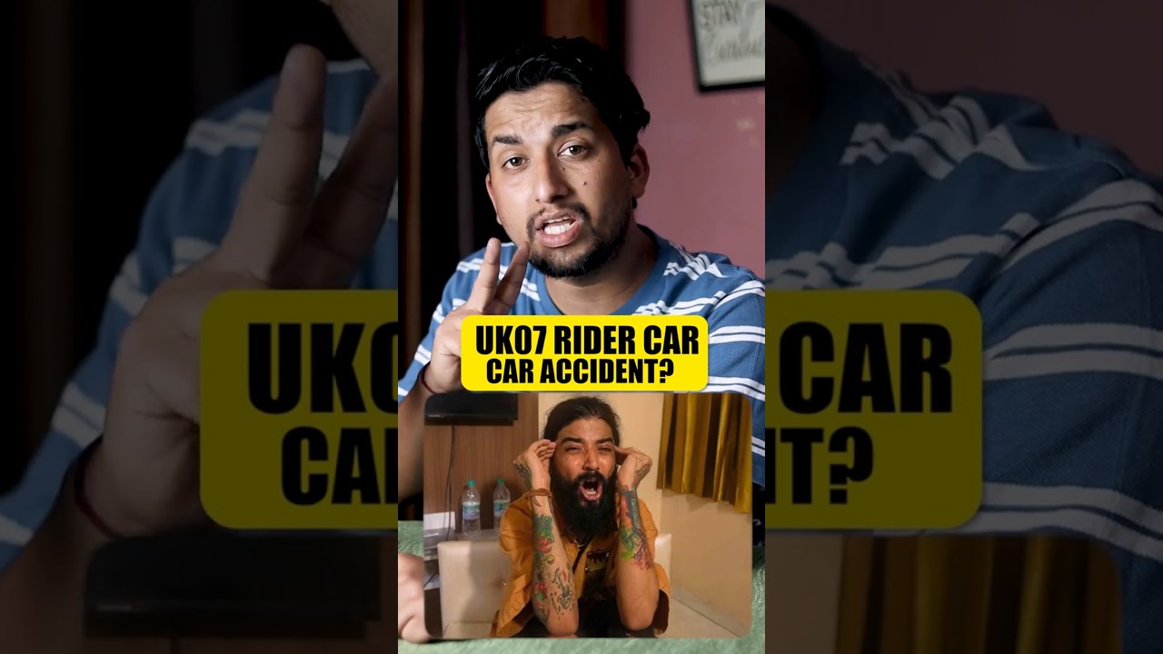 UK07 Rider Shocking Moment | Live Car Accident? Real Truth #shorts