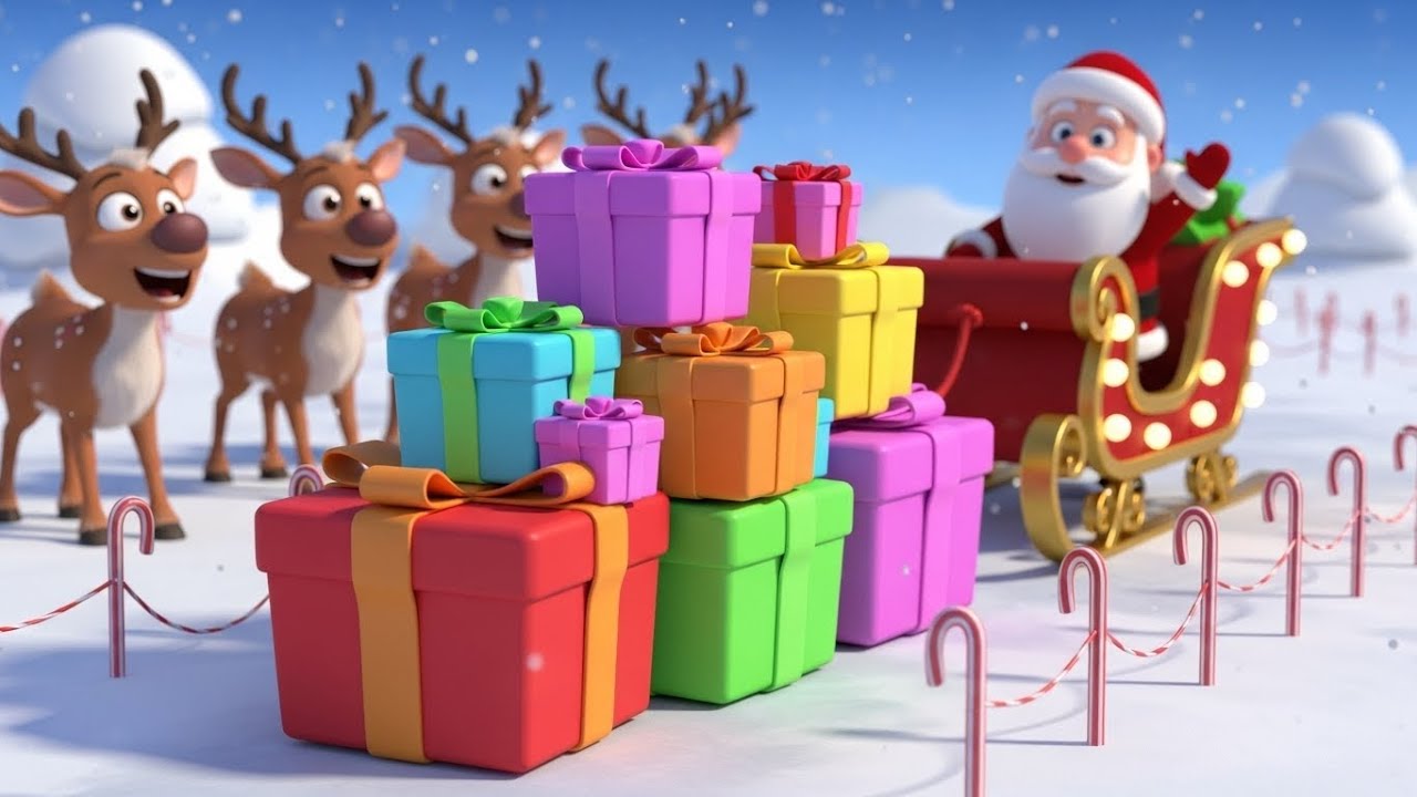 Los Números de los Renos de Santa Claus 🦌🎄 | Canciones infantiles de Navidad | Baby Song Español