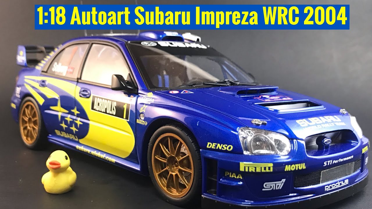 1:18 Autoart Subaru Impreza WRC 2004 Rally of Acropolis Review!