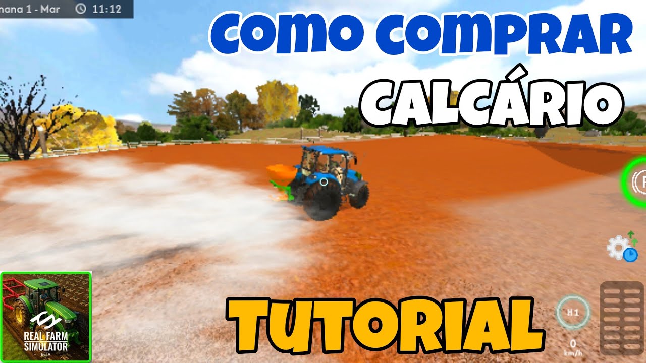 TUTORIAL COMO CARREGAR E APLICAR CALCÁRIO NO 👉🏻 REAL FARM SIMULATOR ✅