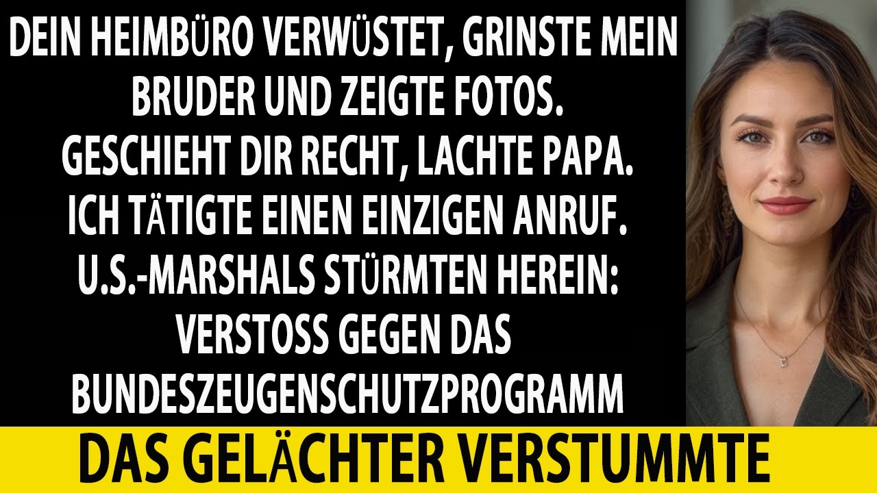 BRUDER BRACH IN MEIN BÜRO EIN... ES WAR EIN GEHEIMES HAUS FÜR DEN BUNDES-ZEUGENSCHUTZ!!!!!!