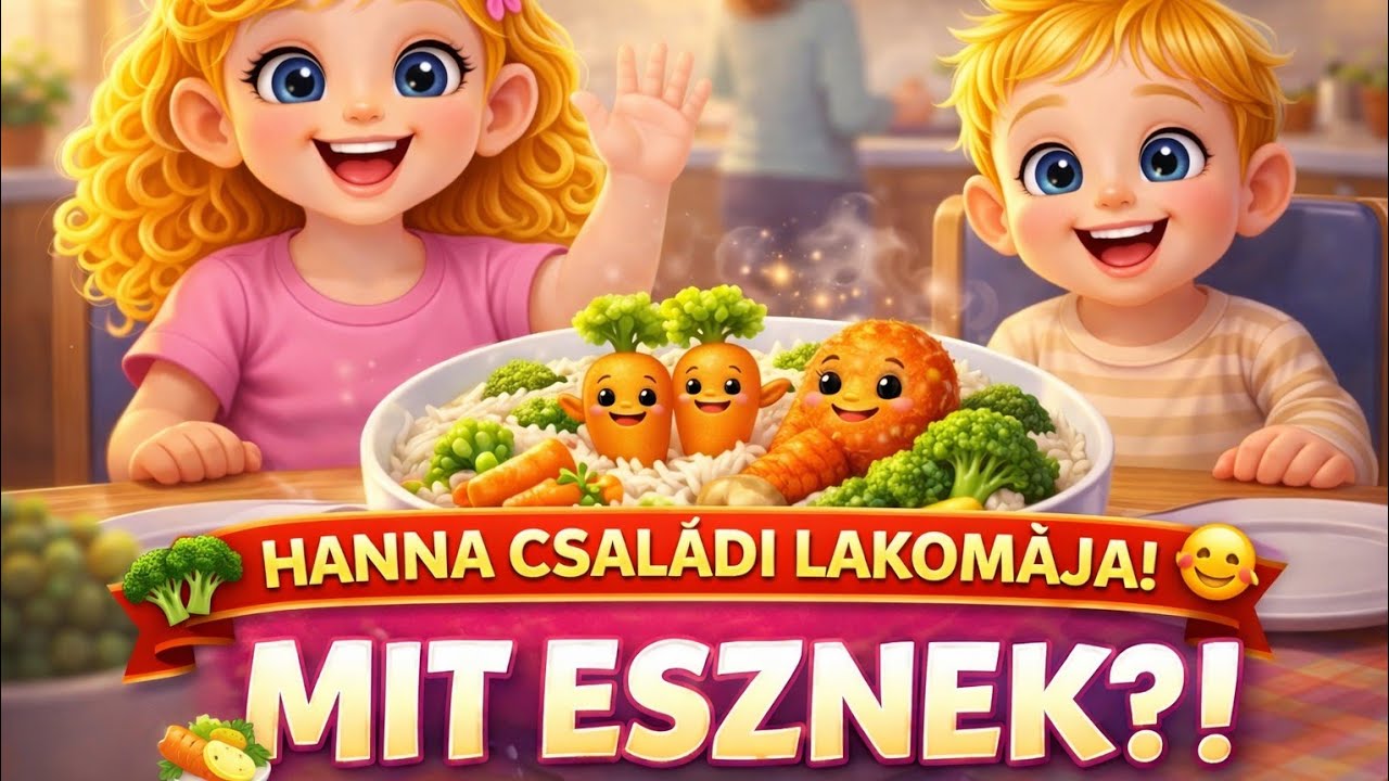 Hanna ebédel 🥦🥕 | Kedves Gyerekdal Étkezéshez