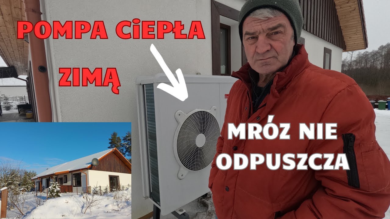 Pompa ciepła w zimę. Mróz nie odpuszcza, co to będzie? Ciemno, zimno, głucho wszędzie.