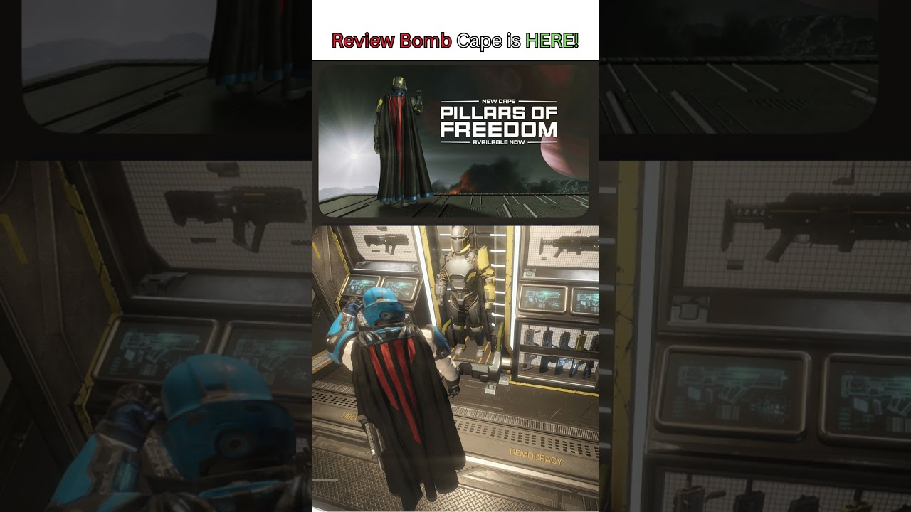 The Free Review Bomb Cape is HERE!