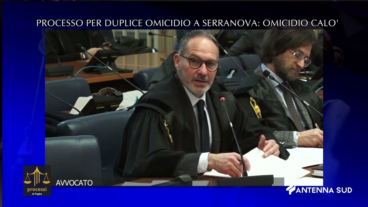 PROCESSI DI PUGLIA - PUNTATA DEL 4 NOVEMBRE 2025 - PROCESSO PER OMICIDIO CONIUGI CALÒ PARTE 2